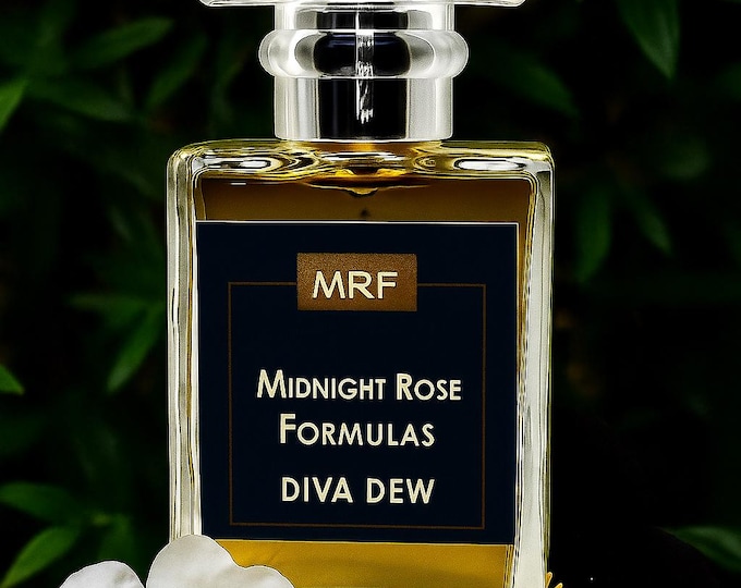 DIVA DEW Natural Essential Oil Perfume Balsamic Labdanum & Oakmoss blended with Exquisite Linden and Osmanthus Flower with a hint of Apricot