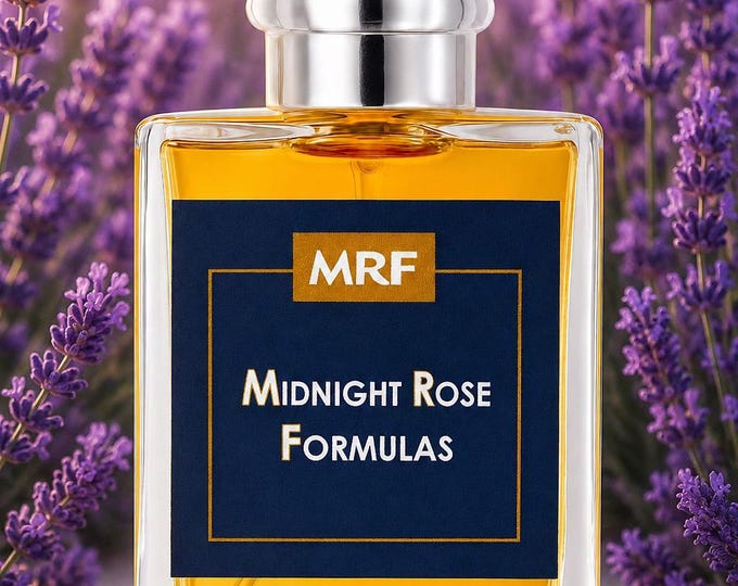 LEMON LAVENDER Natural Essential Oil Perfume by Midnight Rose Formulas