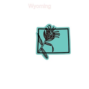 Wyoming Flower SVG