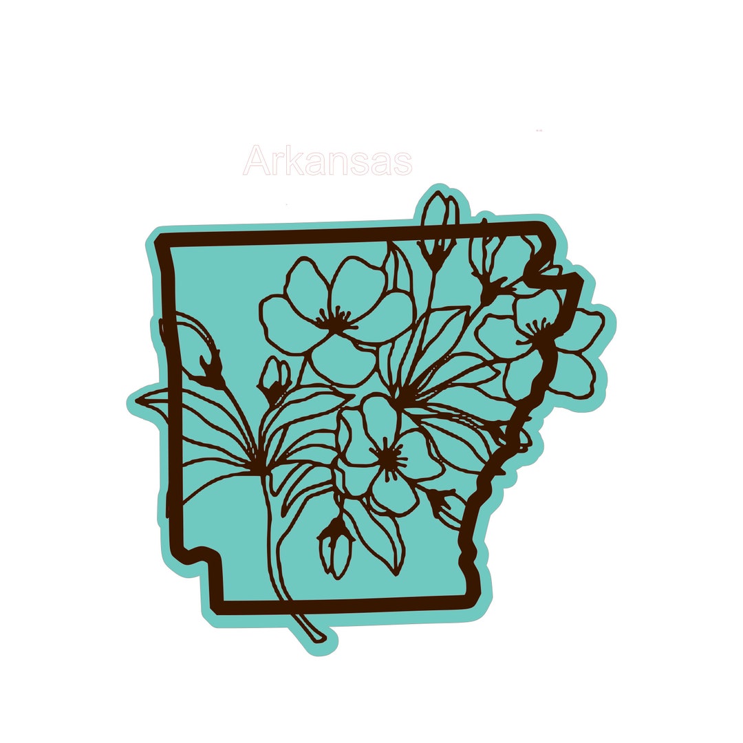 Arkansas Flower SVG - Etsy