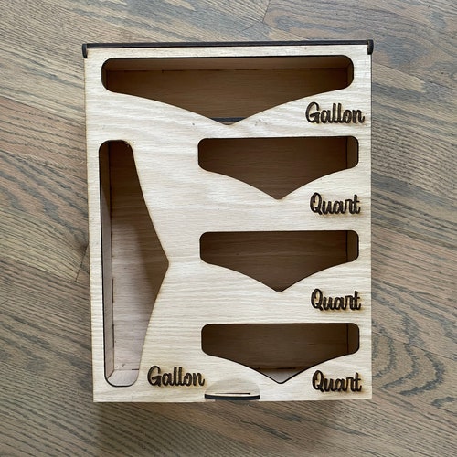 5 Section Plastic Bag Storage SVG Pantry Storage Kitchen SVG Etsy