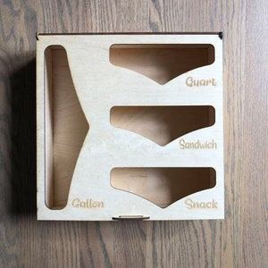 Plastic Bag Storage 1/4&quot; SVG, pantry storage, kitchen SVG
