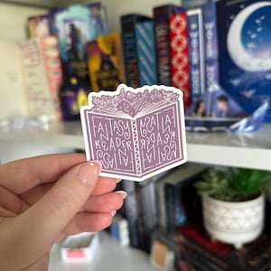 Fantasy Book Sticker | Bookish | Kindle | Booktok | Fantasy Books