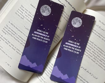 Islamisches Lesezeichen | Koranvers | Moslemisches Geschenk