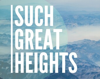 The Postal Service Inspired Such Great Heights Comic Print