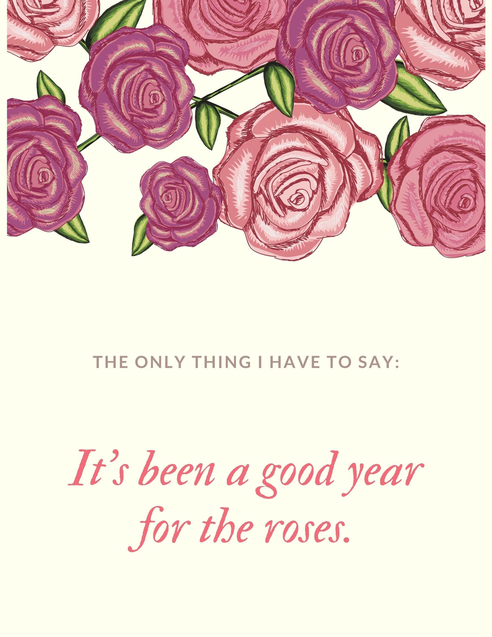 A Good Year For The Roses Lyrics Elvis Costello a Good Year for the Roses Song - Etsy Australia