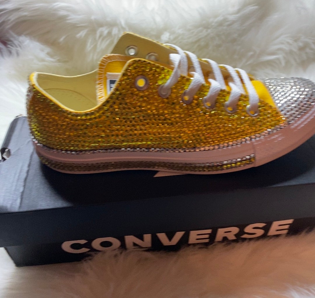 Custom Bling Converse - Etsy