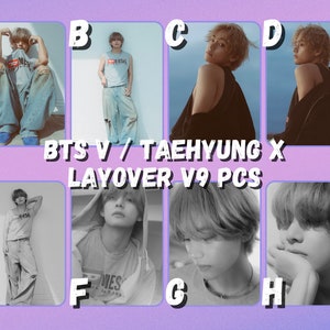 BTS V / Taehyung x Layover V9 Photocards