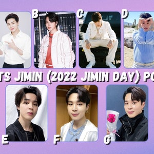BTS Jimin (2022 JIMIN DAY) Photocards