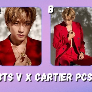 BTS V / Taehyung x Cartier Fotokarten