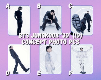 Jungkook/jk 3D Broadcast BTS Photocards Set - Etsy