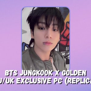 BTS Jungkook x Golden Selca (exclusief EU/VK) fotokaart (replica)