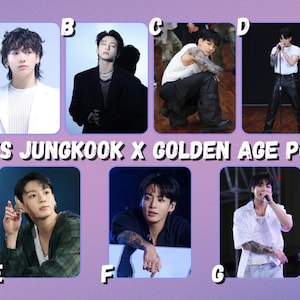 BTS Jungkook x Golden Age Photocards