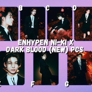 Enhypen Ni-ki x Dark Blood (New) Photocards