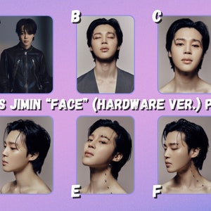 BTS Jimin “FACE” (Hardware version) Photocards