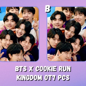 BTS x Cookie Run Kingdom OT7 Fotokarte