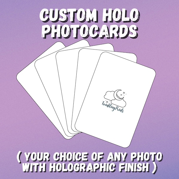 Custom Holographic Photocards