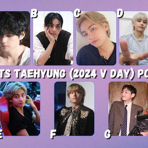 BTS Taehyung (2024 V DAY) Photocards