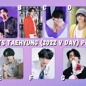 BTS Taehyung (2022 V DAY) Photocards