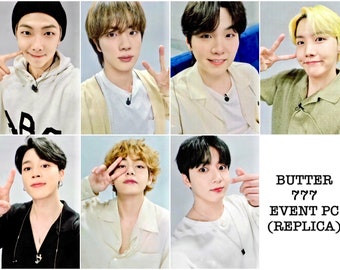 BTS BUTTER 777 Event (replica) Photocards - Etsy