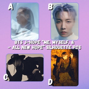 BTS J-Hope "Me, Myself, & - All New Hope" silhouet fotokaarten