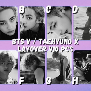BTS V / Taehyung x Layover V10 Photocards
