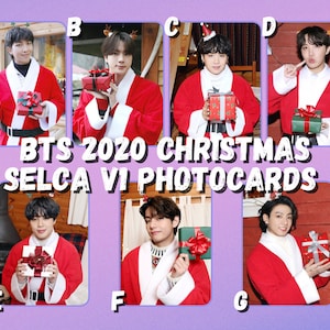 BTS 2020 Christmas Selca V1 Photocards