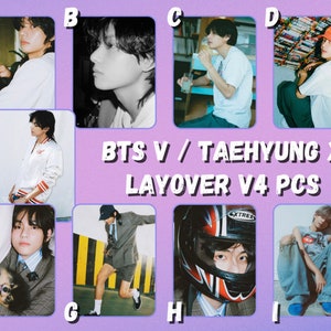 BTS V / Taehyung x Layover V4 Photocards
