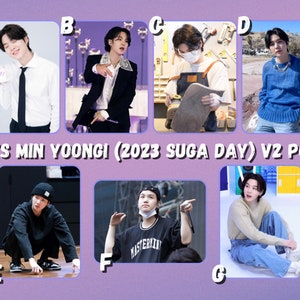 BTS Yoongi / Suga (2023 SUGA DAY) V2 Photocards