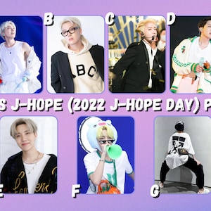 Tarjetas fotográficas de BTS J-Hope (DÍA J-HOPE 2022)
