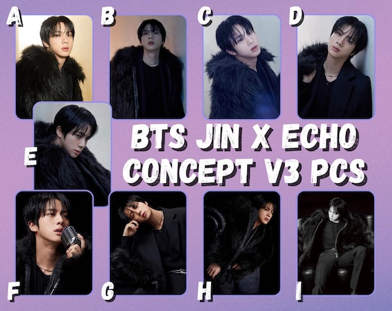 BTS Jin X Echo Concept V3 Photocards - Etsy