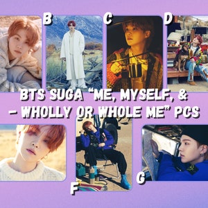 BTS Suga “Me, Myself, & - Wholly or Whole Me” Photocards