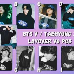 BTS V / Taehyung x Layover V6 Photocards