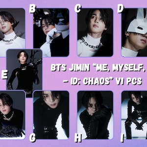 Jimin Photocard Me Myself - Etsy