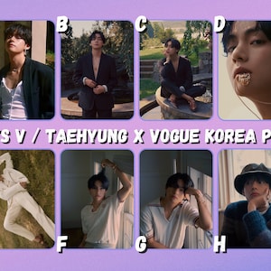 BTS V / Taehyung x Vogue Korea Photocards