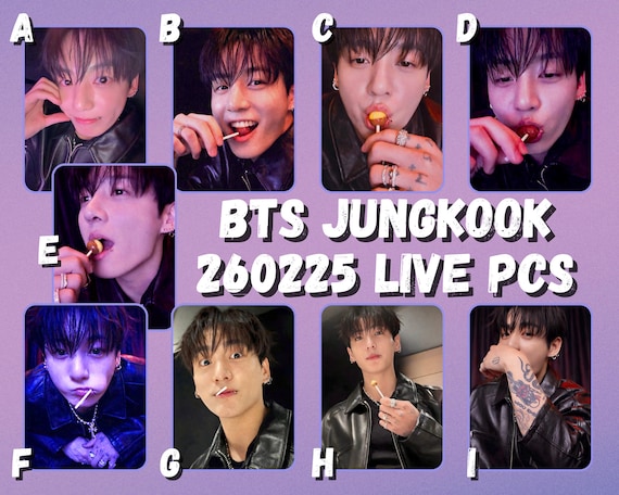 BTS Jungkook ( 260225 LIVE ) Photocards