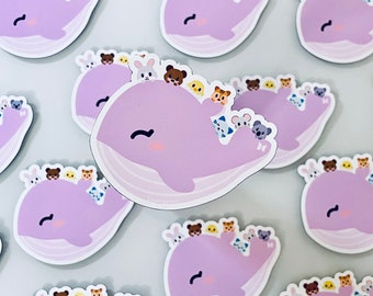 BTS x Bangtan Buddies Korehae Whale Sticker