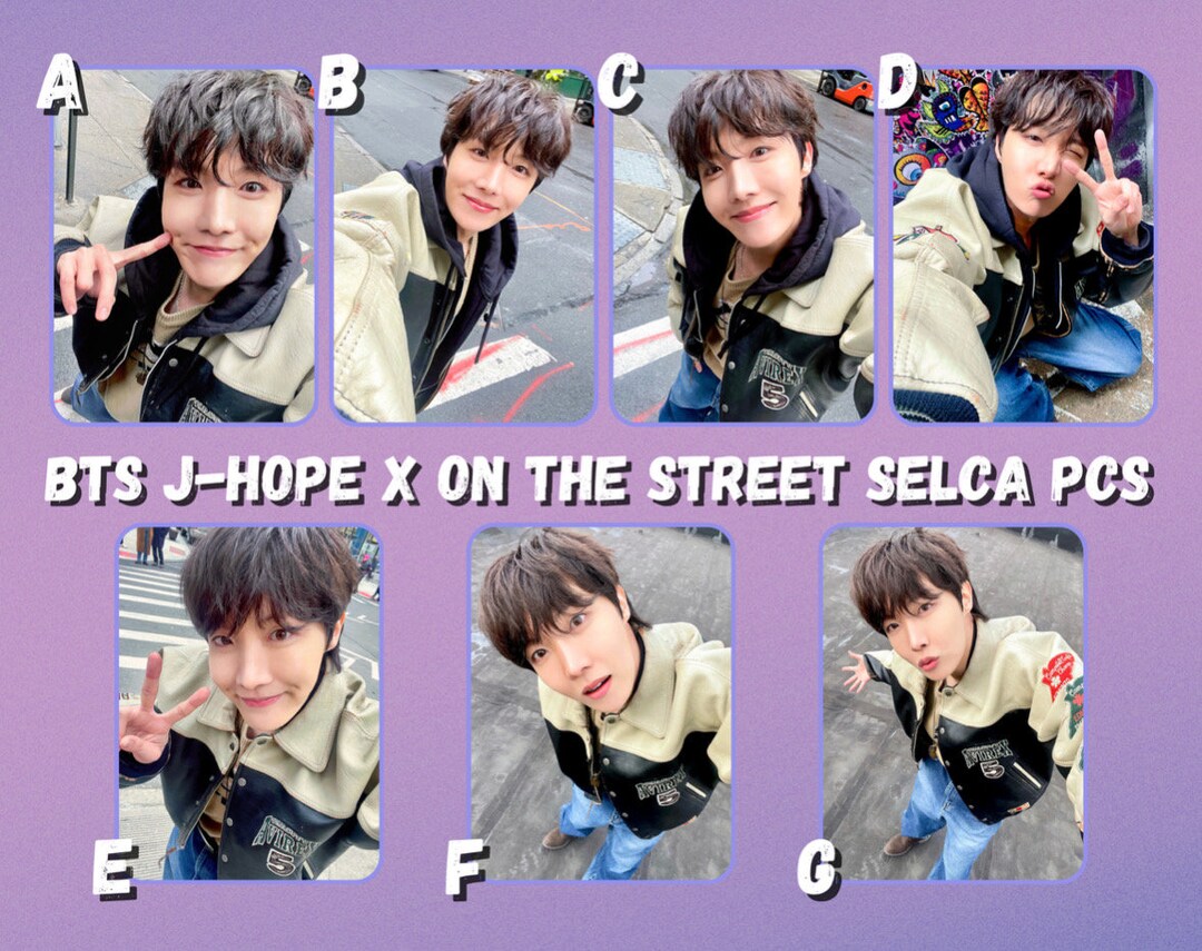 BTS J-hope X on the Street Selca Photocards - Etsy