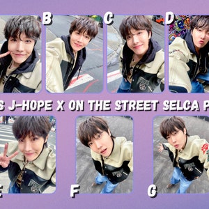 Tarjetas fotográficas BTS J-Hope x On The Street Selca