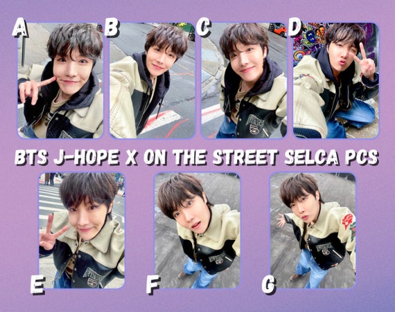 BTS J-hope X on the Street Selca Photocards - Etsy