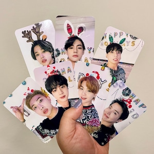 BTS Butter Holiday Remix x Christmas Selca Photocards