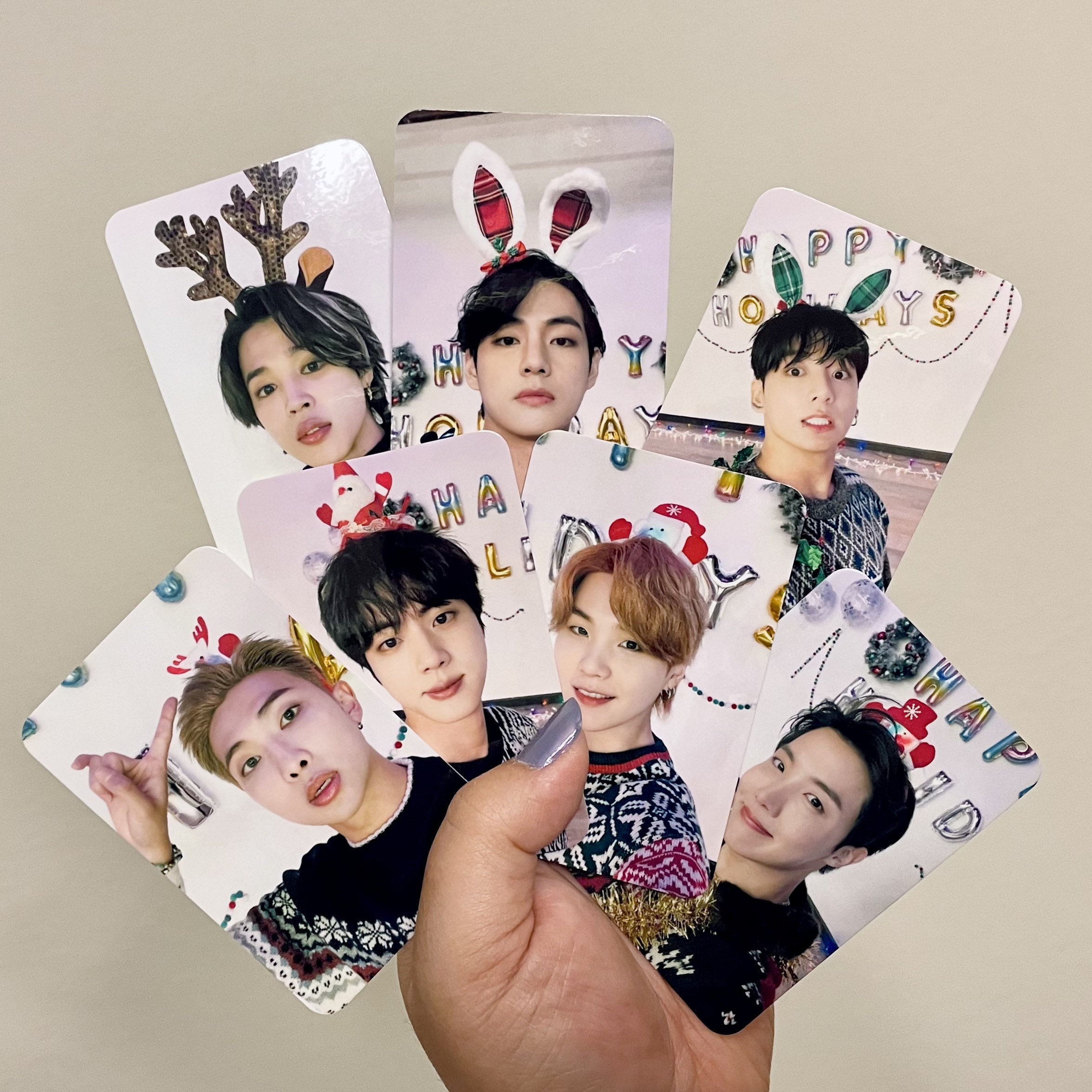 BTS Butter Holiday Remix X Christmas Selca Photocards - Etsy