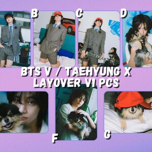 BTS V / Taehyung x Layover V1 Photocards