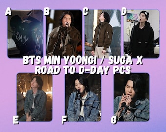BTS Suga Bookmark - Etsy