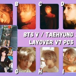 BTS V / Taehyung x Layover V7 Photocards