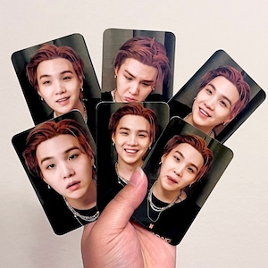 Orange Hair BTS Yoongi / SUGA ( 211129 LIVE ) Photocards