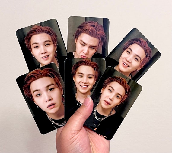 Orange Hair BTS Yoongi / SUGA ( 211129 LIVE ) Photocards - Etsy