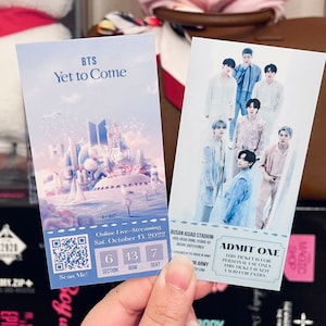 BTS x Yet To Come in BUSAN - ONLINE Streaming Memorabilia Konzert Ticket