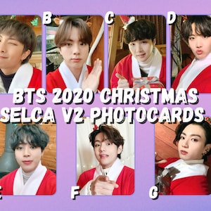 BTS 2020 Christmas Selca V2 Photocards