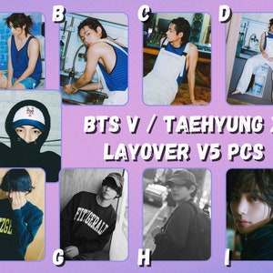 BTS V / Taehyung x Layover V5 Photocards
